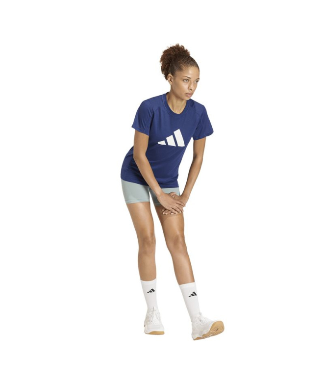 T-shirt Fitness Femme adidas We Logo, bleu...