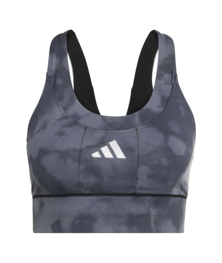 Brassiere de sport Fitness adidas Pkt Aop Femme noir