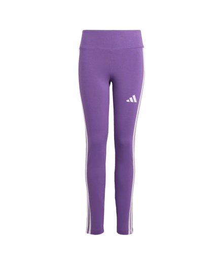 Malhas adidas Jg 3 Stripes Leg 230 Menina cor Puract/Lilac