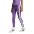 Malhas adidas Jg 3 Stripes Leg 230 Menina cor Puract/Lilac