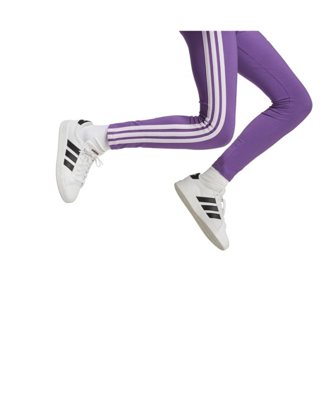 Malhas adidas Jg 3 Stripes Leg 230 Menina cor...