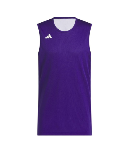 T-shirt Basket-ball adidas Everyday Pro Homme violet/blanc