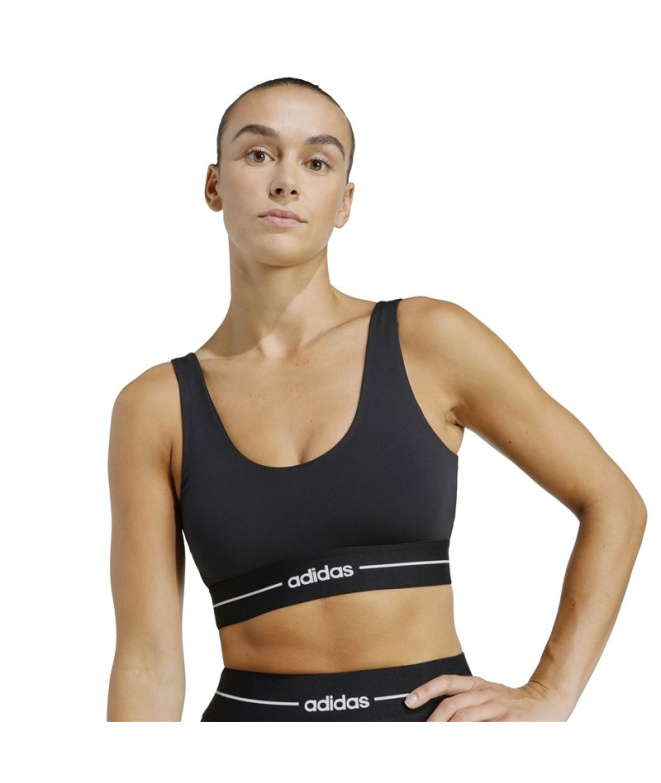 Sujetador Deportivo de Fitness adidas Hyperglam...