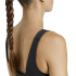 Sutiã esportivo Fitness Mulher adidas Light Support, cor preta.
