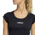 Camiseta de Fitness adidas Hyperglam Baby Tee Mujer Negro
