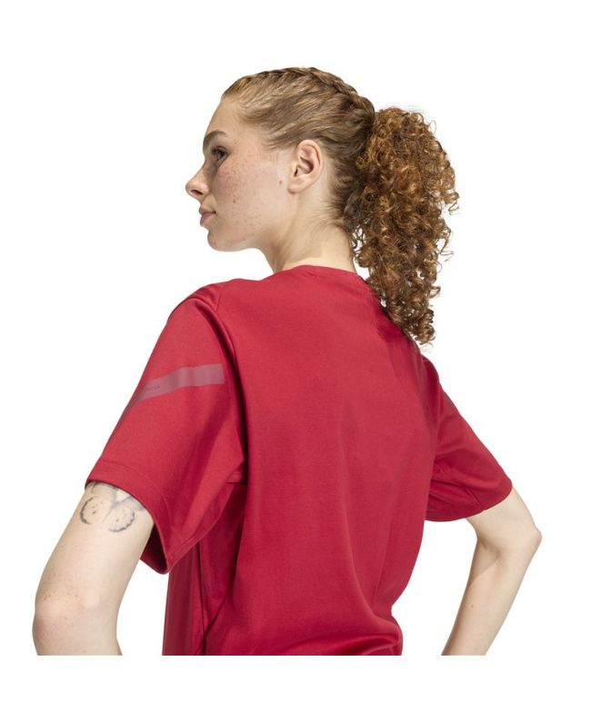 T-shirt adidas ZNE Active Femme couleur bordeaux