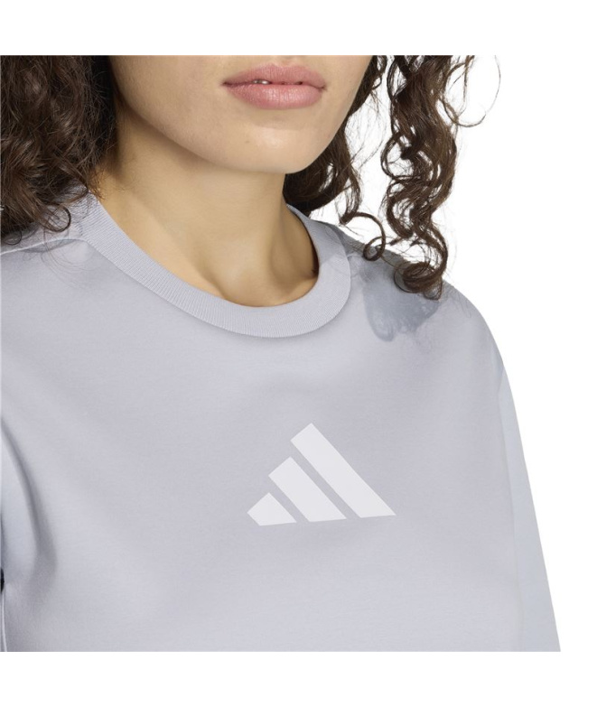 T-shirt adidas ZNE Femme Silver Halo
