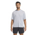 T-shirt Fitness adidas D4T PrimeLift Essentials Collant Homme gris, avec détails argentés halo.