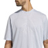 T-shirt Fitness adidas D4T PrimeLift Essentials Collant Homme gris, avec détails argentés halo.