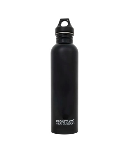 Botella de Camping Regatta Stainles Stl 1L Negro