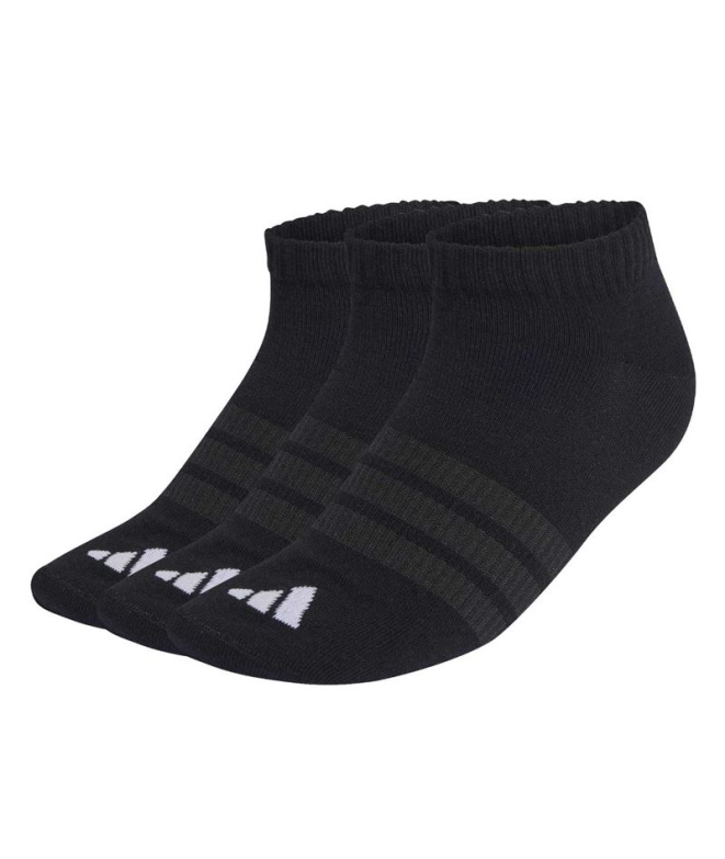 Chaussettes adidas Ess Low 3P Noir/Noir/Blanc
