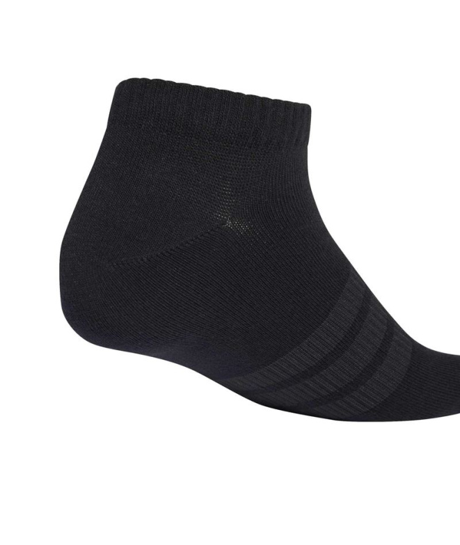 Chaussettes adidas Ess Low 3P Noir/Noir/Blanc