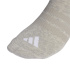 Chaussettes adidas Thin&Light Essentials 3P, taille moyenne, gris chiné/blanc/noir