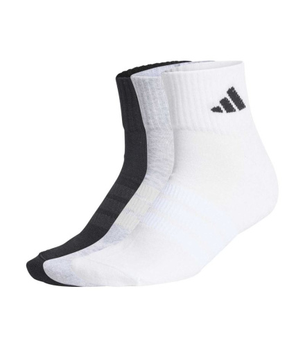 Calcetines adidas Ess Ank 3P Brgrin/Blanco/Negro