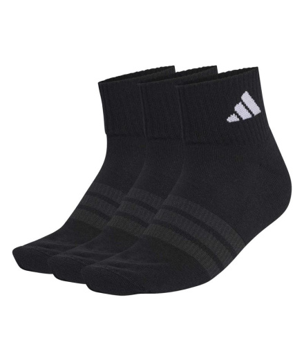 Calcetines adidas Ess Ank 3P Negro/Negro/Blanco