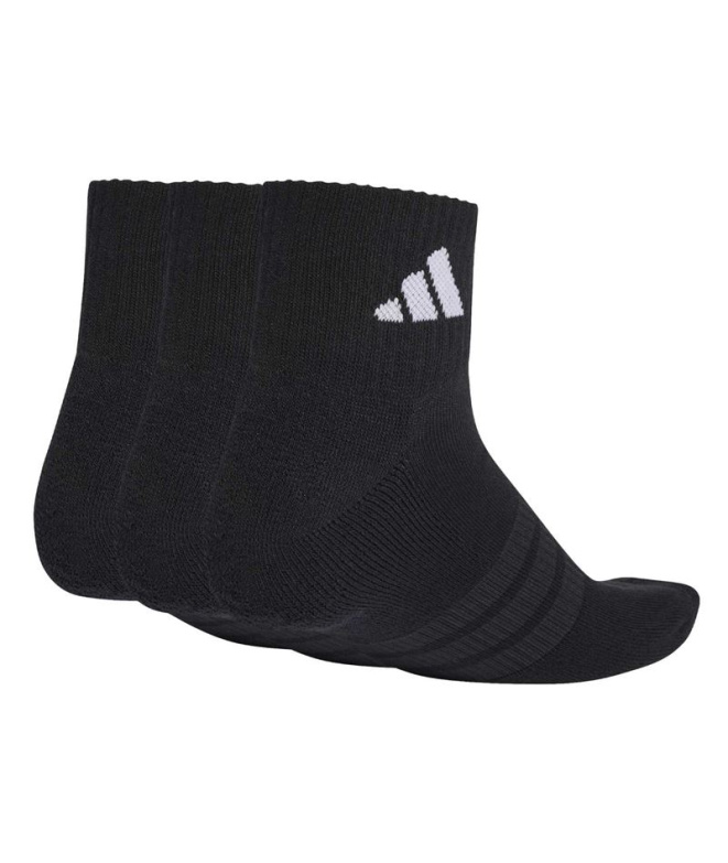 Chaussettes adidas Ess Ank 3P Noir/Noir/Blanc