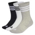 adidas 3- Chaussettes Ess Crw 3P Brgrin/Blanc/Noir
