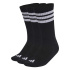 Chaussettes adidas 3- Chaussettes Ess Crw 3P Noir/Blanc/Blanc