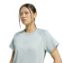 T-shirt adidas Soft Lux Femme couleur sauge Wonder