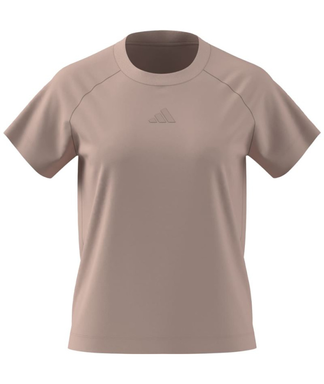 Camiseta rosa Mulher adidas SL Reg