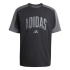 T-shirt adidas Collegiate pour Homme , noir/gris
