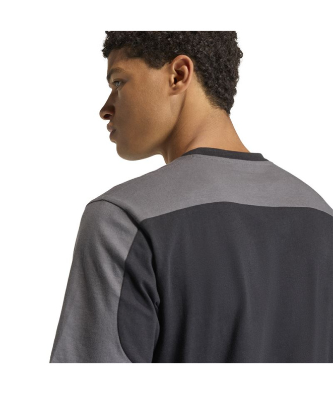 T-shirt adidas Collegiate pour Homme , noir/gris