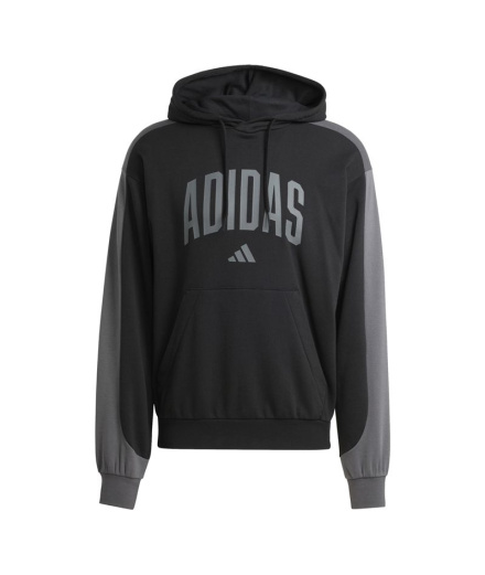 Sudadera adidas Collegiate Hd Hombre Negro/Gris
