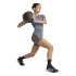 Camiseta Mulher adidas PrimeLift Essentials Workout Contour Fitness , cor Ônix