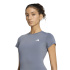 Camiseta Mulher adidas PrimeLift Essentials Workout Contour Fitness , cor Ônix