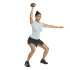 Camiseta Mulher adidas Power Essentials Workout Fitness , cor sálvia