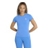 Camiseta Mulher adidas Power Essentials para treino e Fitness , azul.