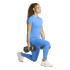 Camiseta Mulher adidas Power Essentials para treino e Fitness , azul.