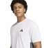 Camiseta adidas We Fr 3 Stripes Fitness Homem Branca/Preta