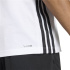 T-shirt Fitness adidas We Fr à 3 bandes Homme blanc/noir