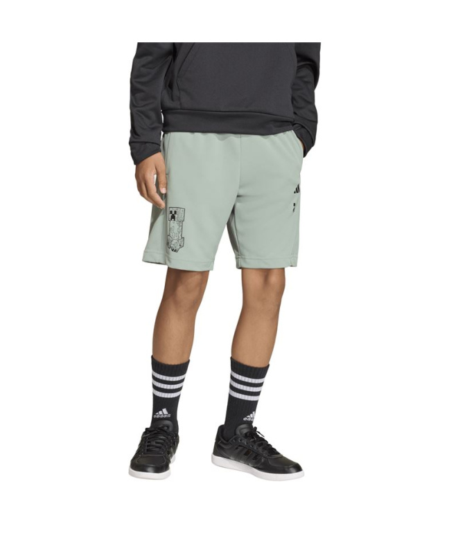 Calça Fitness Infantil adidas Mc Short verde