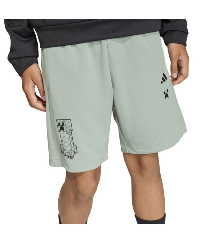 Calça Fitness Infantil adidas Mc Short verde