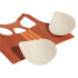 Sujetador Deportivo de Fitness adidas Optime Workout 3-Stripes Mujer Naranja/Naranja