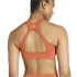 Sutiã esportivo Fitness Mulher adidas Workout 3-Stripes, laranja/laranja