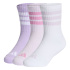 Calcetines adidas 3 Bandas Kd Crw 3P Infantil Cirpol/Blanco/Lila