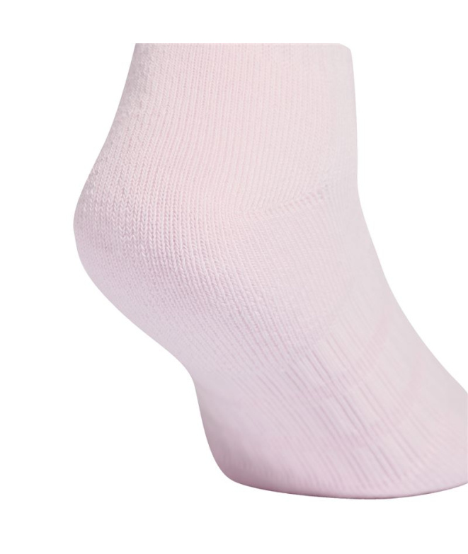 Meias Infantil adidas Kd Crw 3P rosa/branco/lilás