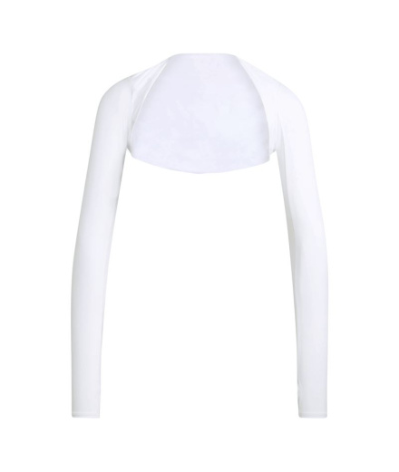 Camiseta de Fitness adidas Pwr Ess Shrug Mujer Blanco