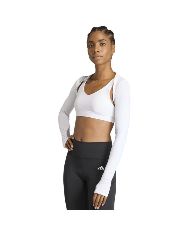 Camiseta Mulher adidas Pwr Ess Shrug para...