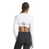Camiseta Mulher adidas Pwr Ess Shrug para Fitness , branca