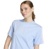 Camiseta Mulher adidas 3-Stripes SJ azul/rosa