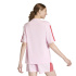Camiseta Mulher adidas 3-Stripes SJ BF rosa/bordô