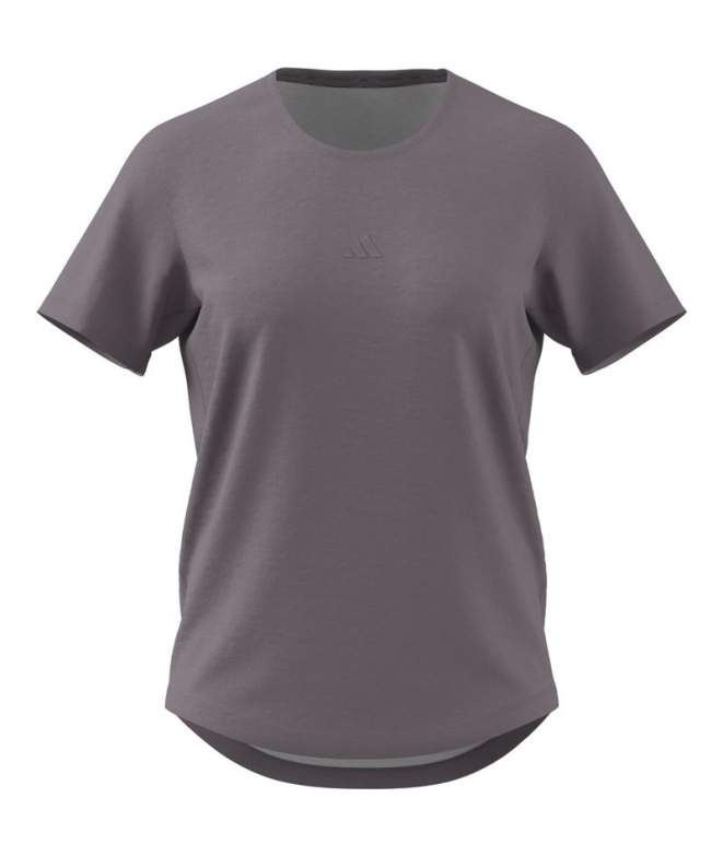T-shirt Fitness adidas Motion Femme couleur foie