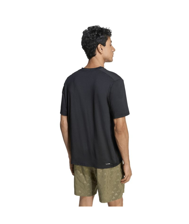 Camiseta adidas We Flex Homem Fitness Preta