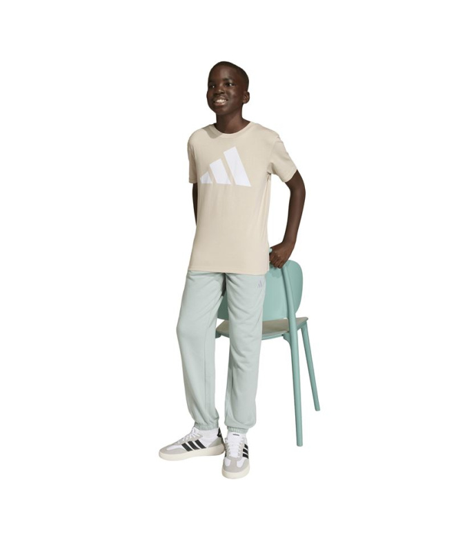 Calça Infantil adidas SL FL 225 Sama/Brancas