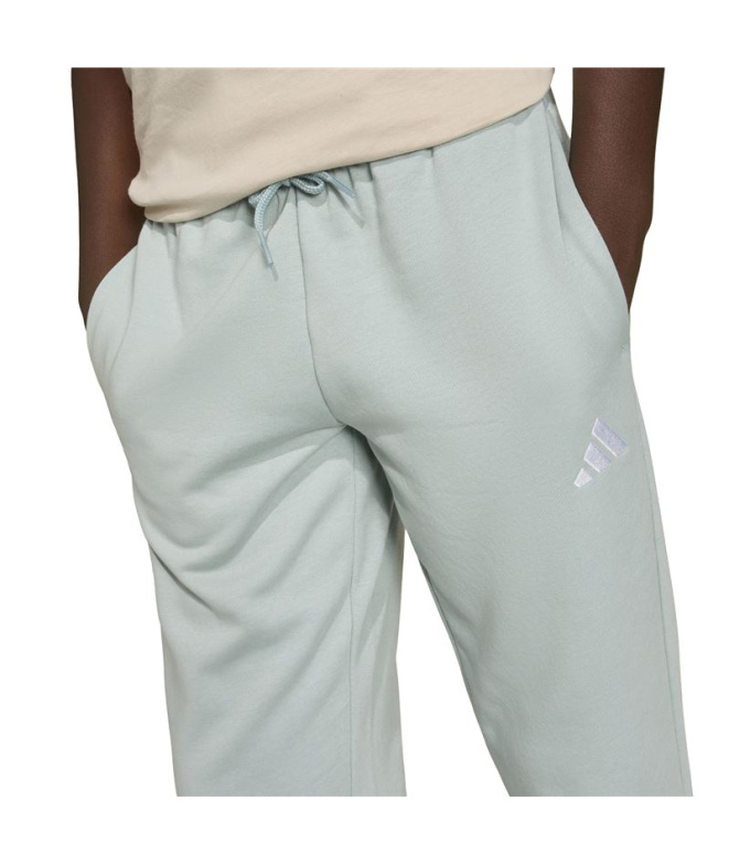 Calça Infantil adidas SL FL 225 Sama/Brancas