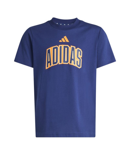 Camiseta adidas Std Gfx Infantil Azul Oscuro/Napu